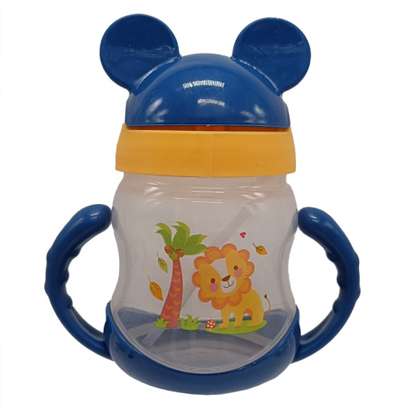 Поїльник із силіконовим носиком "Міккі" MGZ-0325(Blue) 250 мл (MGZ-0325(Blue))