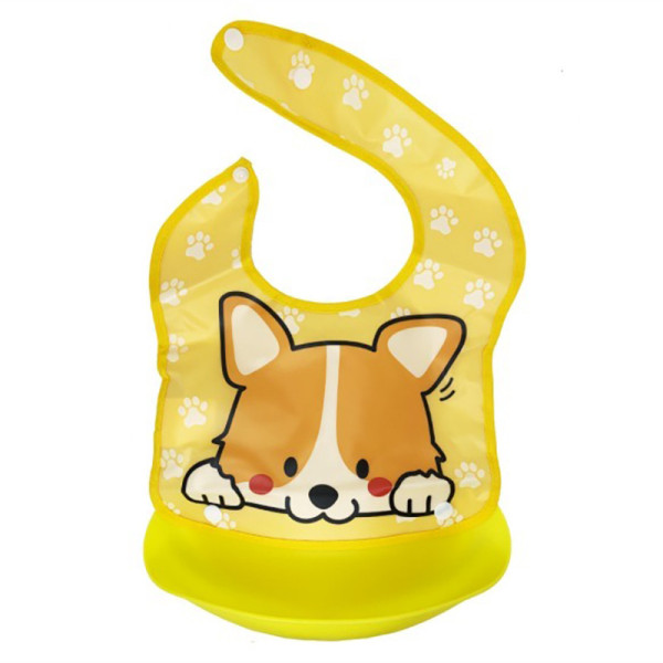 Дитячий слинявчик Трактор MGZ-0602(Orange Dog) зі знімною кишенею (MGZ-0602(Orange Dog))