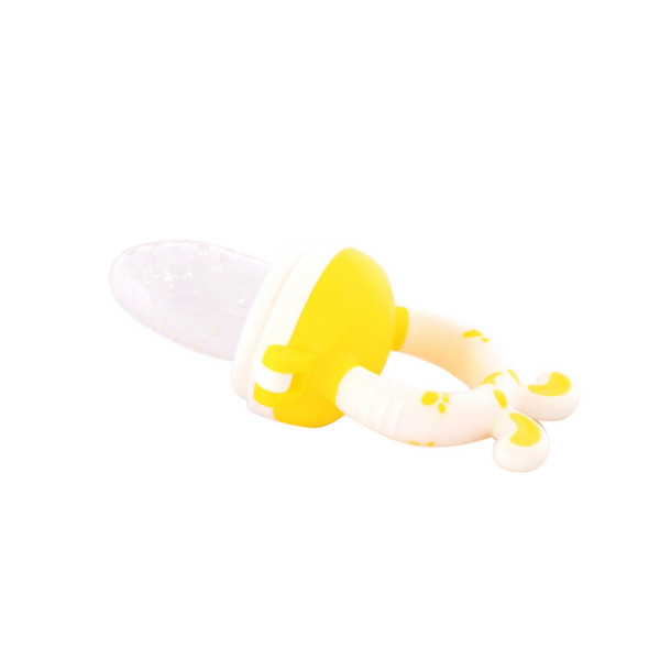 Ніблер для прикорму немовлят Фрут Фідер 6203_жовтий, харчовий силікон (6203_жовтий)