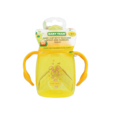 Поїльник з силіконовим спаутом і ручками 5004BT 250 мл (5004BT)