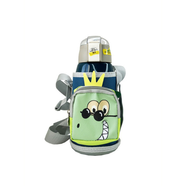 Дитячий термос-поїльник "Динозавр" MGZ-0324(Blue) з індикатором температури 550 мл (MGZ-0324(Blue))