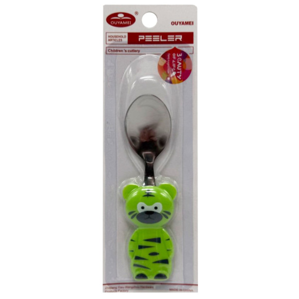 Дитяча ложка "Зайчик" MGZ-0105-10 металева 13 см (MGZ-0105-10)