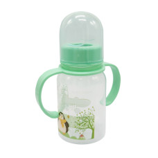 Пляшечка для годування з ручками MGZ-0205 (Turquoise) бірюзовий, 150 мл (MGZ-0205(Turquoise))