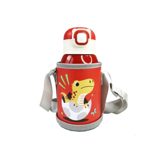 Термос-поїльник із силіконовою трубочкою Діно MGZ-0331, 500 мл                                                                       (MGZ-0331)