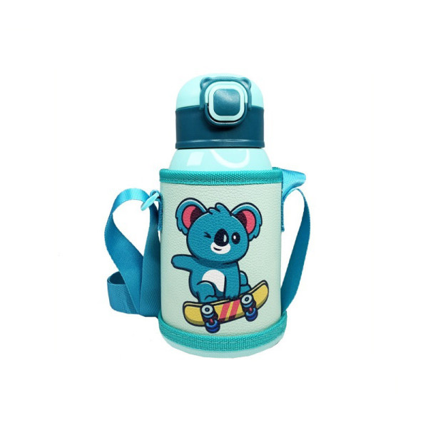 Термос-поїльник із силіконовою трубочкою Коала MGZ-0333, 500 мл                                                                      (MGZ-0333)