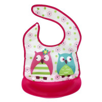 Дитячий слинявчик Трактор MGZ-0602(Crimson Owl) зі знімною кишенею (MGZ-0602(Crimson Owl))