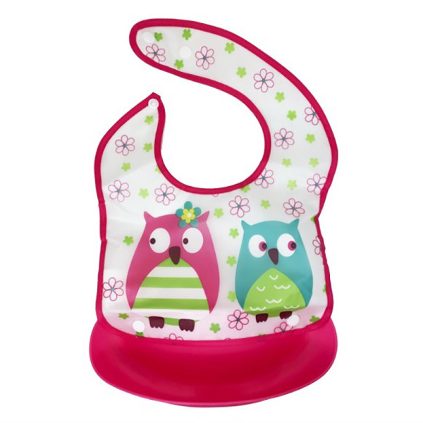 Дитячий слинявчик Трактор MGZ-0602(Crimson Owl) зі знімною кишенею (MGZ-0602(Crimson Owl))