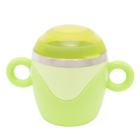 Чашка з кришкою та ручками 6091 з нержавіючої сталі (6091)