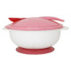 Тарілка на присосці з термоложкою та кришкою MGZ-0101(Pink) 250 мл (MGZ-0101(Pink))