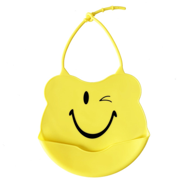 Дитячий слинявчик Міні MGZ-0604(Yellow) силіконовий (MGZ-0604(Yellow))