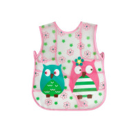 Слинявчик клейончатий на зав`язках MGZ-0607(Pink) (MGZ-0607(Pink))