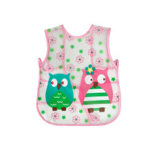 Слинявчик клейончатий на зав`язках MGZ-0607(Pink) (MGZ-0607(Pink))