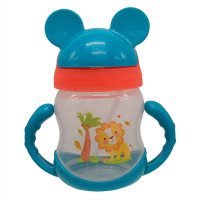 Поїльник із силіконовим носиком "Міккі" MGZ-0325(Green) 250 мл (MGZ-0325(Green))