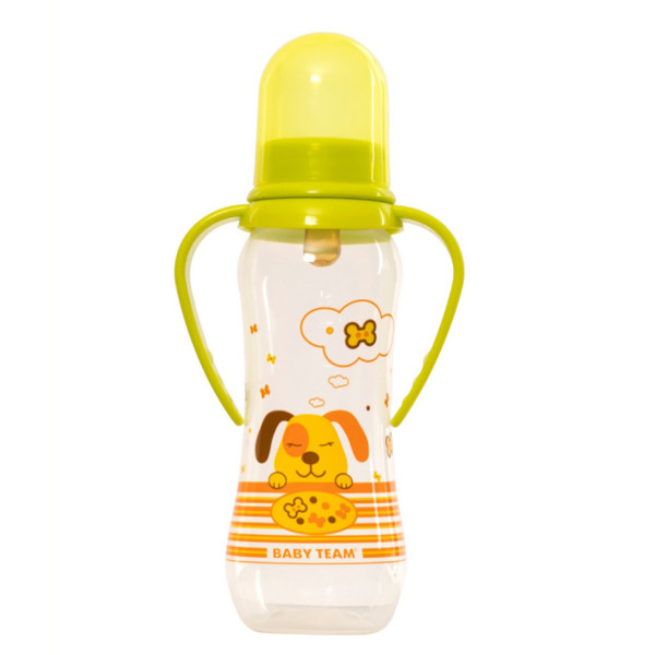 Пляшечка для годування з латексною соскою 1311 салатова 250 мл (1311 салатова)