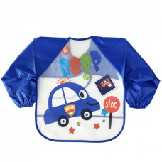 Слинявчик із рукавами "Авто" MGZ-0610-6 клейончастий, на зав'язках (MGZ-0610-6)