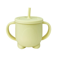 Силіконова чашка-поїлка з кришкою MGZ-0302(Yellow) 200 мл (MGZ-0302(Yellow))