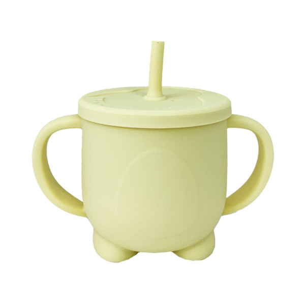 Силіконова чашка-поїлка з кришкою MGZ-0302(Yellow) 200 мл (MGZ-0302(Yellow))