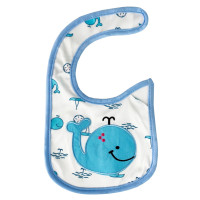 Слинявчик тканинний "Whale" MGZ-0614-9 на липучці (MGZ-0614-9)