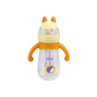 Пляшечка пластикова з силіконовими ручками MGZ-0200(Yellow) 260 мл (MGZ-0200(Yellow))