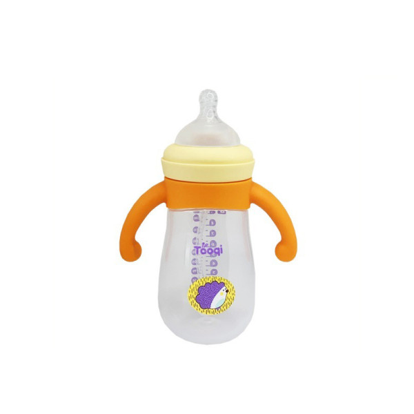 Пляшечка пластикова з силіконовими ручками MGZ-0200(Yellow) 260 мл (MGZ-0200(Yellow))