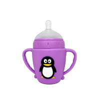 Пляшечка пластикова з ручками "Пінгвін" MGZ-0301, 180 мл  (MGZ-0301)