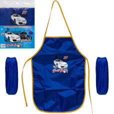 Фартух дитячий з нарукавниками для хлопчиків CR5520(Dark-Blue) 54х37 см (80433) (CR5520(Dark-Blue))