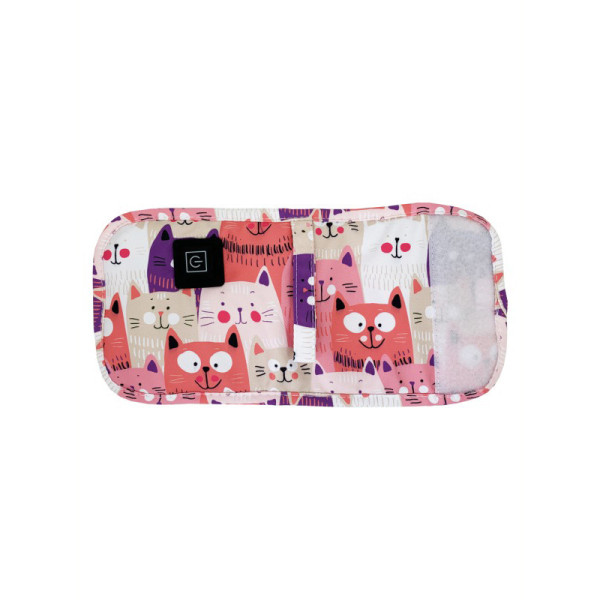 Портативний підігрівач для дитячих пляшечок "Котик" MGZ-0221(Pink)  (MGZ-0221(Pink))