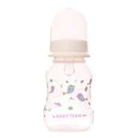 Пляшечка для годування з силіконовою соскою 1111_білий 125 мл (1111_білий)