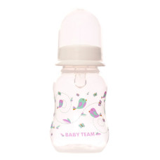 Пляшечка для годування з силіконовою соскою 1111_білий 125 мл (1111_білий)