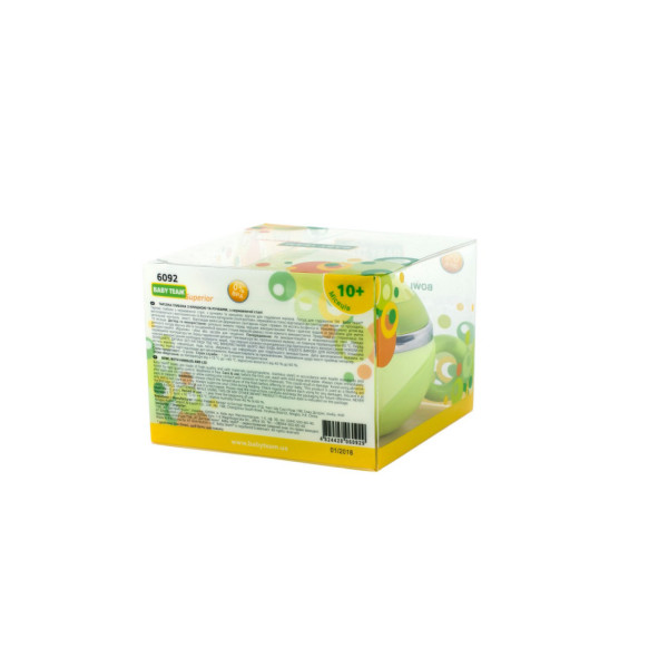 Тарілка глибока з кришкою та ручками 6092 з нержавіючої сталі  (6092)