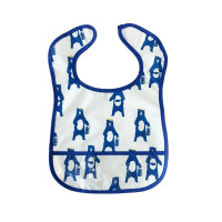 Дитячий слинявчик клейончатий MGZ-0601(Blue) на липучці  (MGZ-0601(Blue))