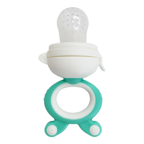 Ніблер для малюків "Зайчик з поршнем" MGZ-0004 (Mint) з кришкою (MGZ-0004(Mint))