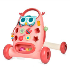 Дитяча каталка-ходунки "Пташка" K5(Pink) рухомі деталі (K5(Pink))