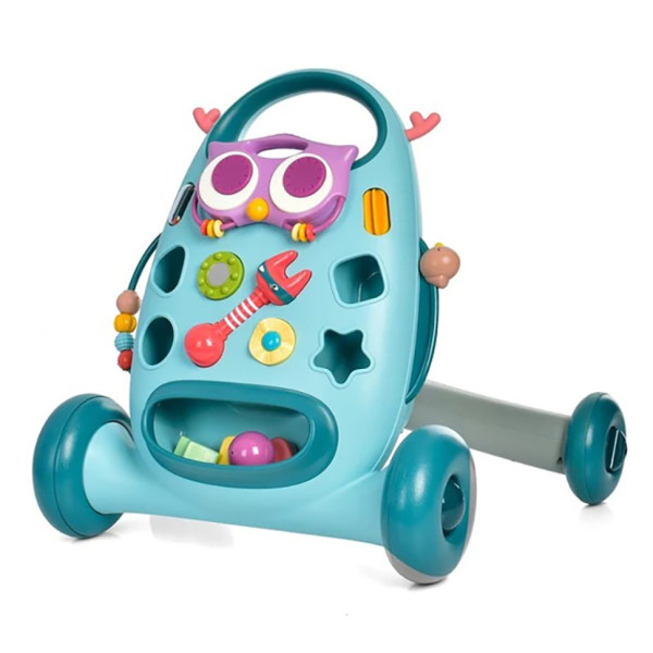 Дитяча каталка-ходунки "Пташка" K5(Blue) рухомі деталі (K5(Blue))