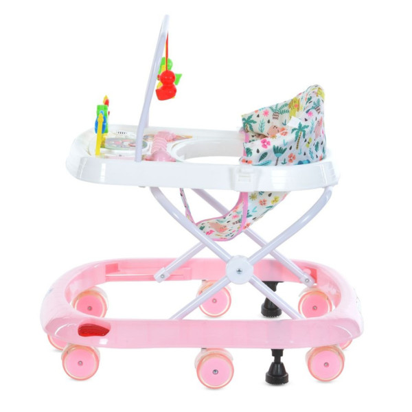 Ходунки дитячі M 0541C-6 з підвісками, рожевий (M 0541C-6)