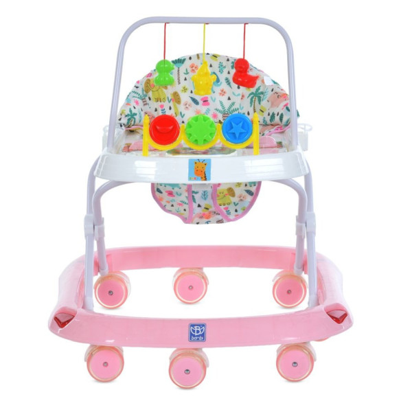 Ходунки дитячі M 0541C-6 з підвісками, рожевий (M 0541C-6)