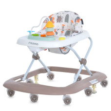 Дитячі ходунки Pyramid ME 1217 Mocha, музика, світло (ME 1217 Mocha)