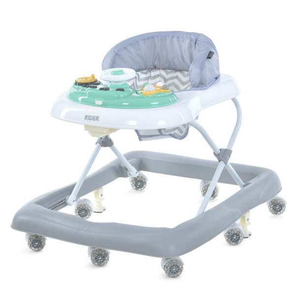 Ходунки дитячі RIDER ME 1185 Grey, світлові та звукові ефекти (ME 1185 Grey)