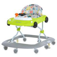 Дитячі ходунки Car way ME 1216 Green-Gray, музика, світло (ME 1216 Green-Gray)