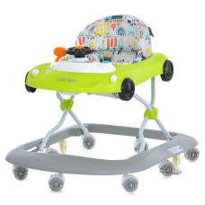 Дитячі ходунки Car way ME 1216 Green-Gray, музика, світло (ME 1216 Green-Gray)