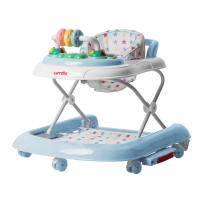 Ходунки дитячі Torino CARRELLO CRL-9603/3 Blue 3 в 1