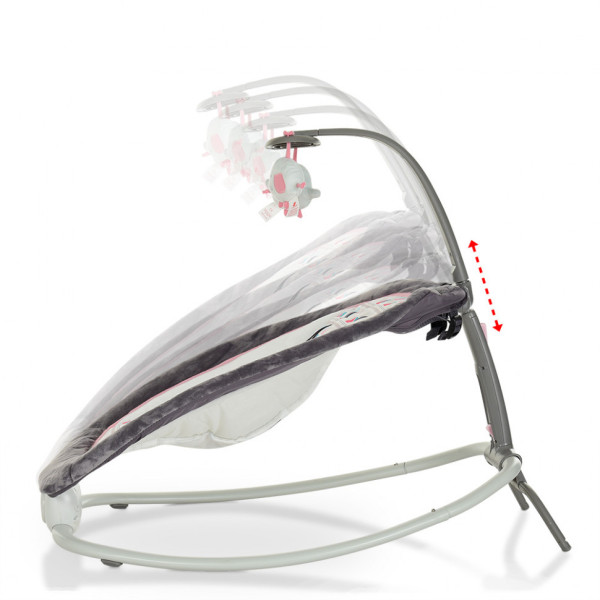 Шезлонг-качалка детская 6917 с вибро режимом