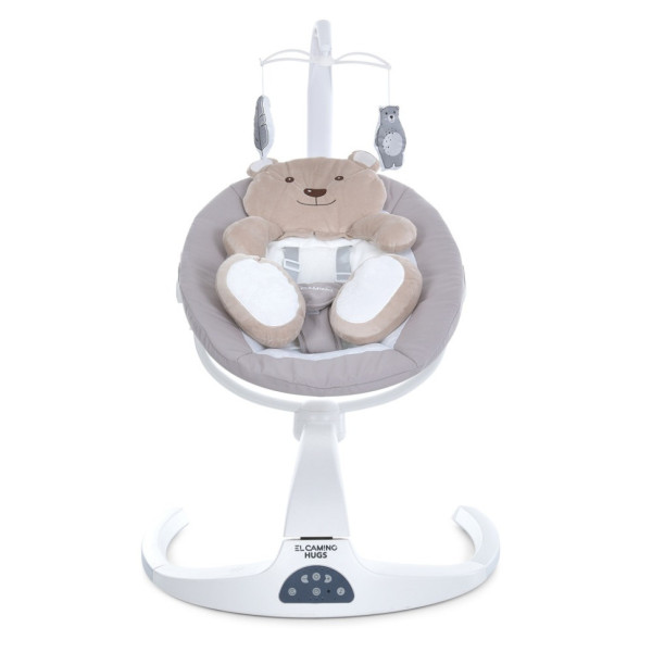 Заколисуючий центр-шезлонг HUGS ME 1077 Beige  (ME 1077 Beige)