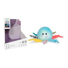 М'яка іграшка-нічник "Восьминіг" FM999-35 музика та світло, на батарейці 17х15х16 см (FM999-35)