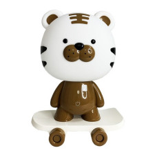 Нічник дитячий «Тигр на скейті» MGZ-1408(Brown) мережевий, живлення від USB (MGZ-1408(Brown))
