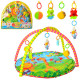 Игровой коврик для младенца 518-17 с дугами и погремушками