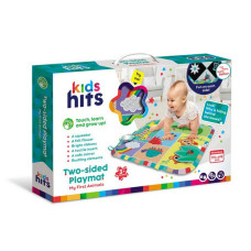 Килимок для малюків KH06/005 тактильні елементи, дзеркало, яскраві стрічки (KH06/005)