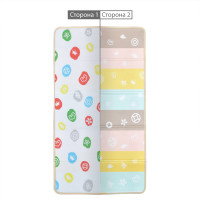 Дитячий Термокилимок двосторонній складний (Кольорові кола) El Camino ME 1135, 180х100х1 см (ME 1135)