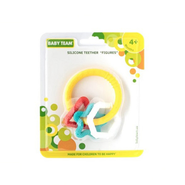 Дитяча іграшка прорізувач "Фігурки" 4023 силіконовий (4023)