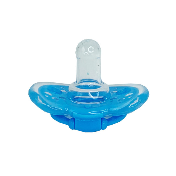 Дитяча силіконова пустушка MGZ-0517(Blue) кругла (MGZ-0517(Blue))